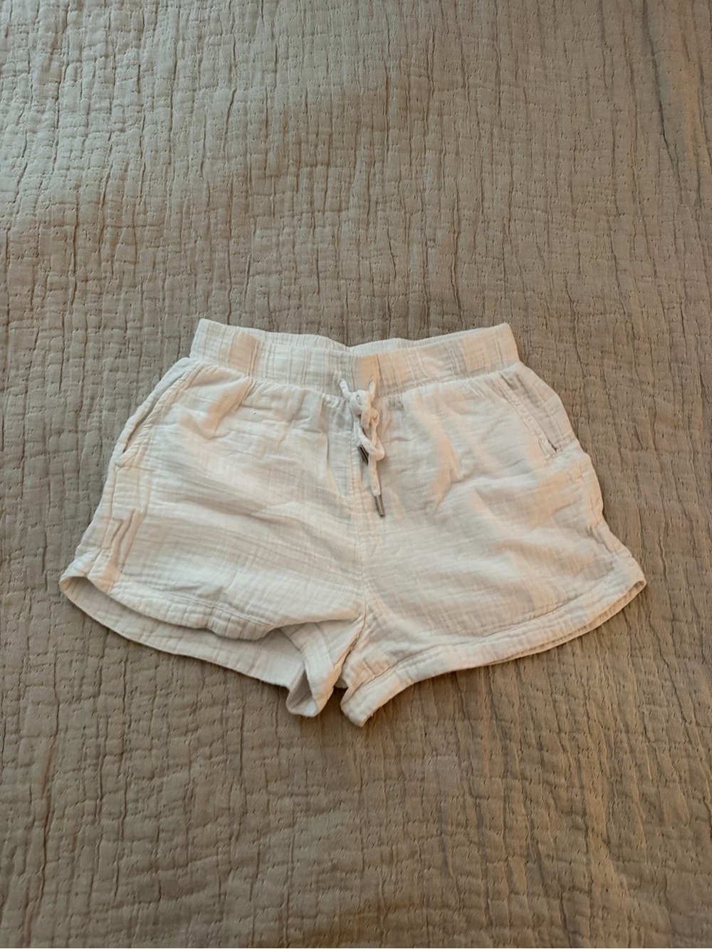 CALIA Linen Drawstring Casual Shorts